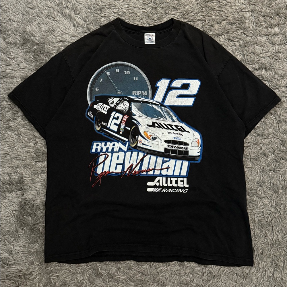 Black Graphic Racing T-Shirt